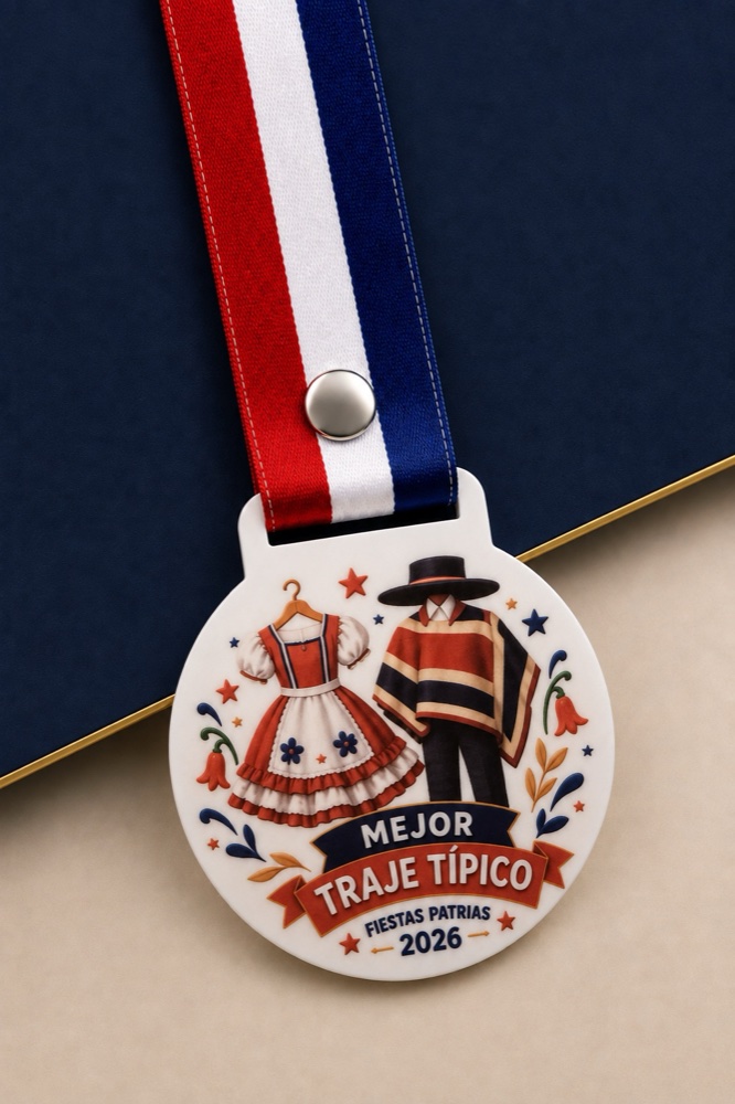 Medalla Mejor Traje Típico