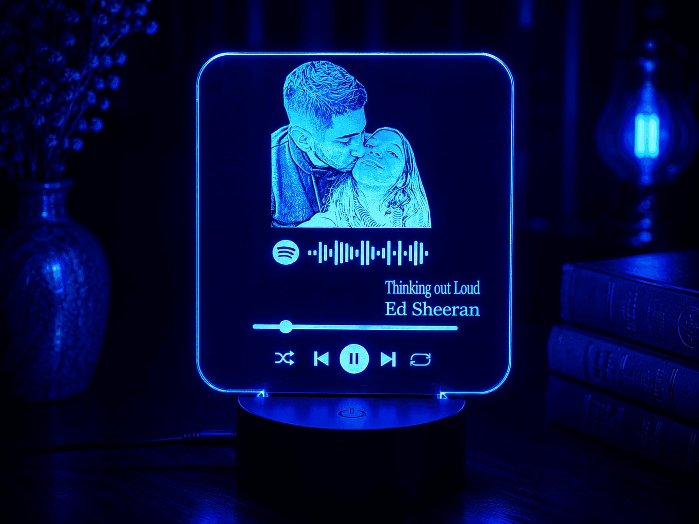 2009-Lámpara LED Personalizada –  Spotify 1084